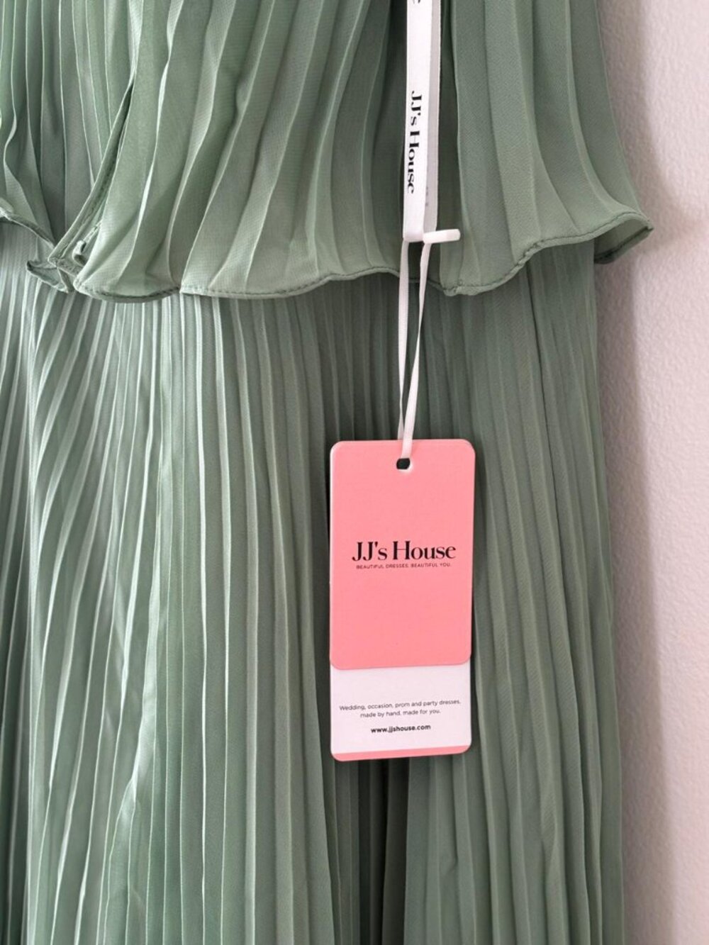 JJ's House A-line Pleated Chiffon Dress - Picture 5 of 10
